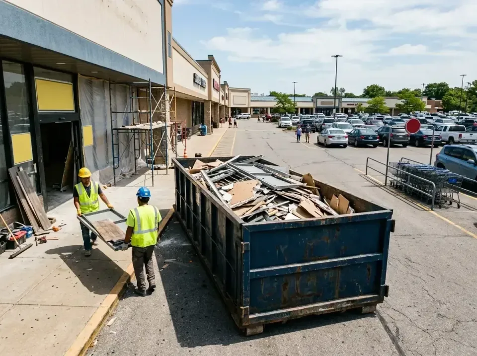 retail-store-renovation-debris-003 — frequently asked questions, Roll-off Dumpster Rentals in Little Canada, MN